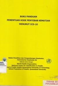 Image of Buku panduan penentuan kode penyebab kematian menurut ICD-10