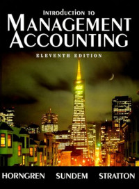 Image of Introduction to management accounting eleventh edition