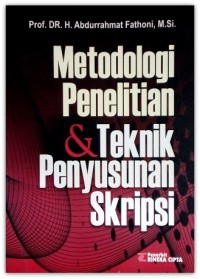 Image of Metodologi penelitian & teknik penyusunan skripsi
