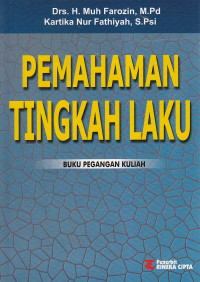 Image of Pemahaman tingkah laku,BUKU PEGANGAN KULIAH